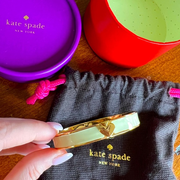 Kate Spade heart bangle ♥️✨ - Picture 1 of 5